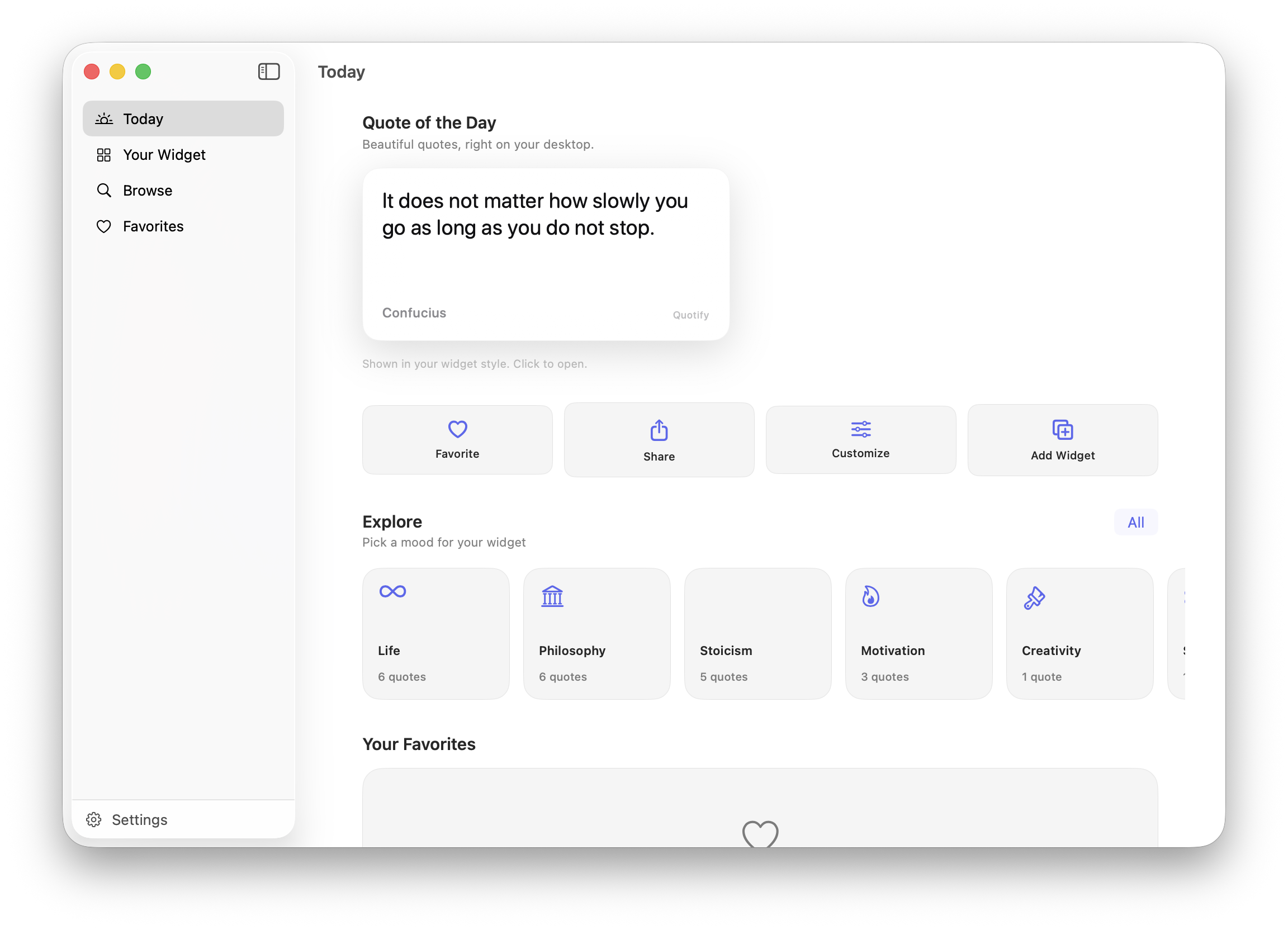 QuoteFlow app screenshot 1