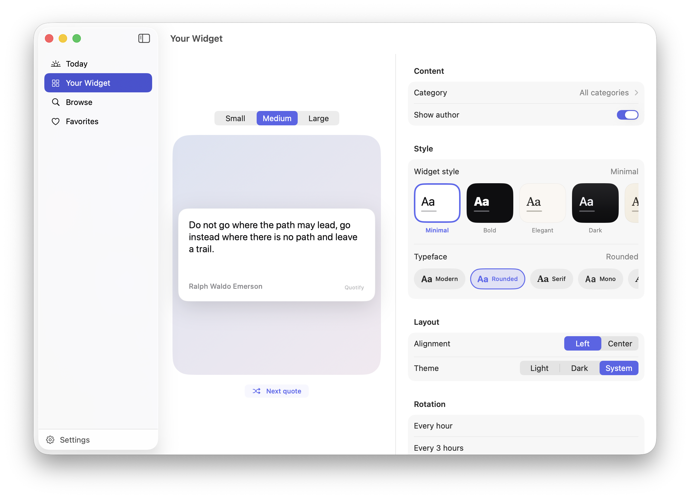 QuoteFlow app screenshot 2