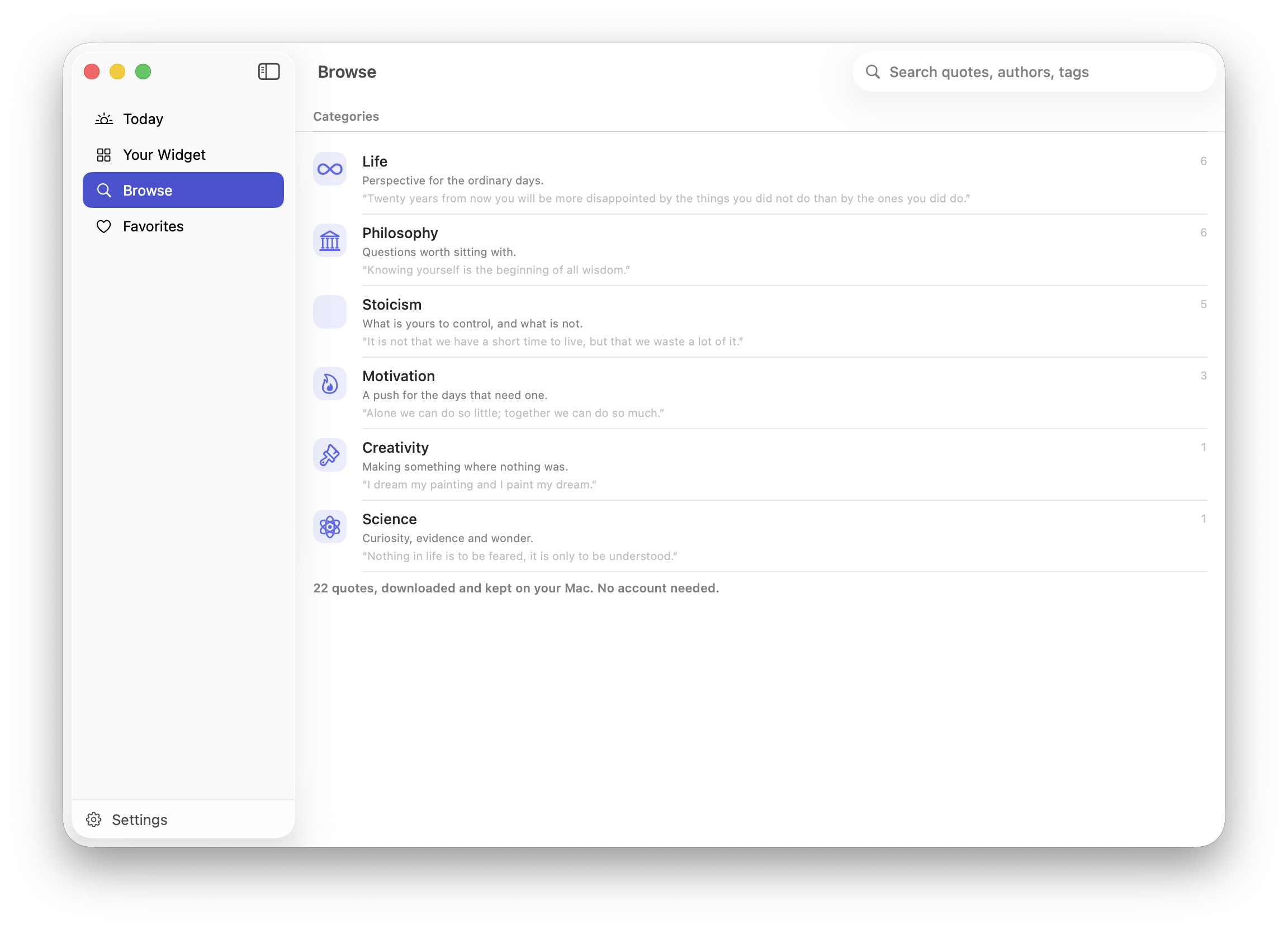 QuoteFlow app screenshot 3